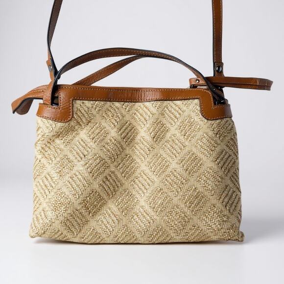 Ripani Genuine Leather Italian Handbag Rare Mint Removable Shoulder Strap - Picture 2 of 10